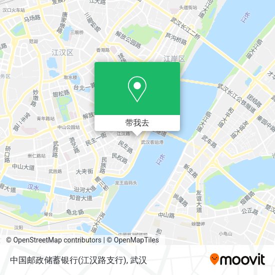 中国邮政储蓄银行(江汉路支行)地图