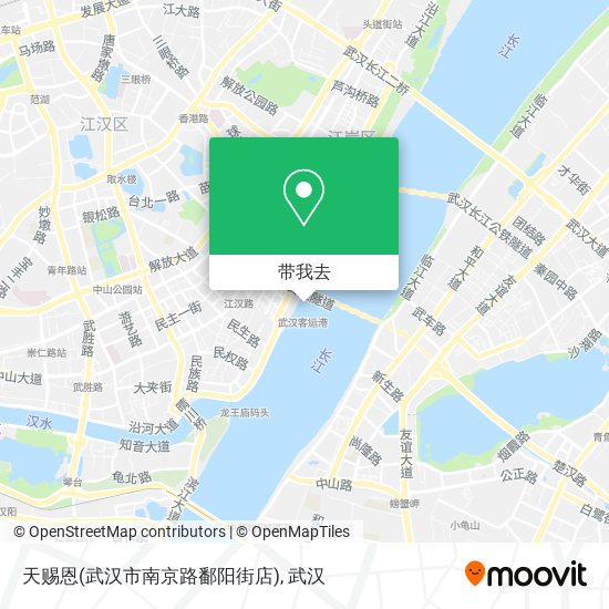 天赐恩(武汉市南京路鄱阳街店)地图