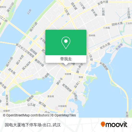 国电大厦地下停车场-出口地图