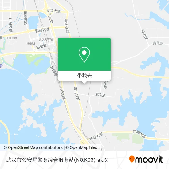 武汉市公安局警务综合服务站(NO.K03)地图