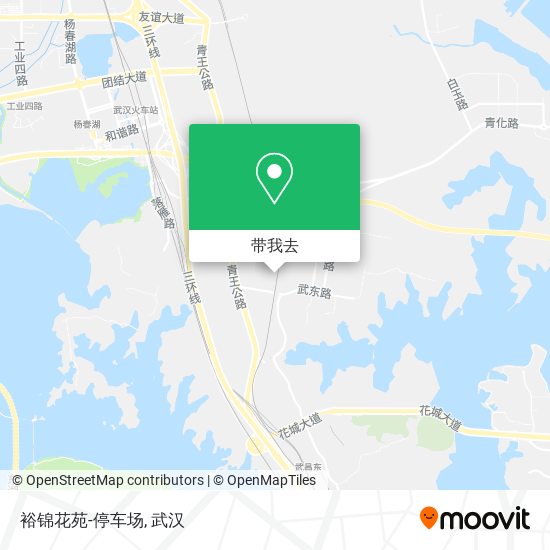 裕锦花苑-停车场地图