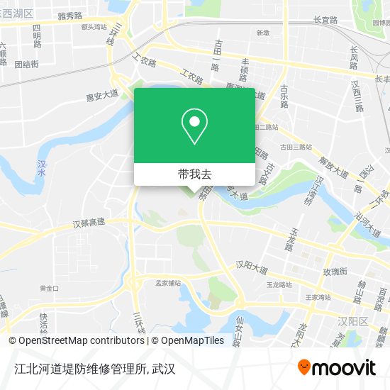 江北河道堤防维修管理所地图