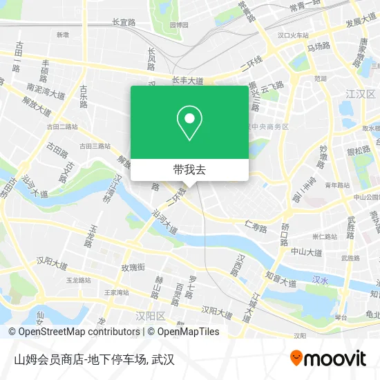 山姆会员商店-地下停车场地图