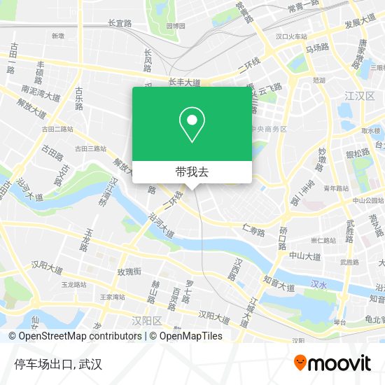 停车场出口地图