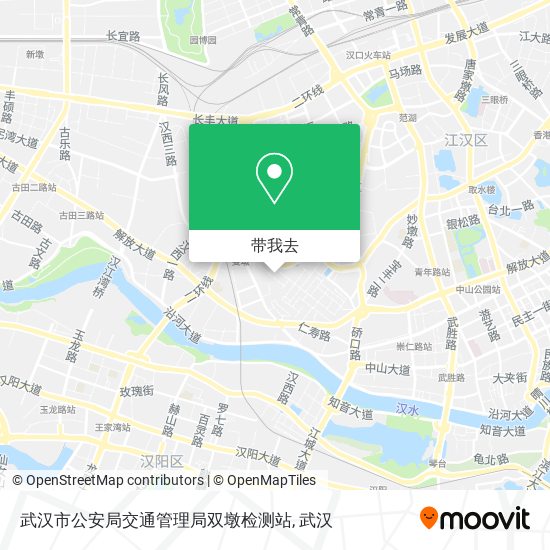 武汉市公安局交通管理局双墩检测站地图