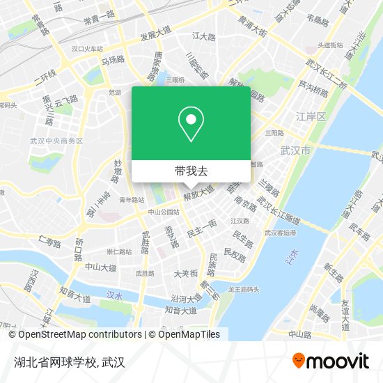 湖北省网球学校地图