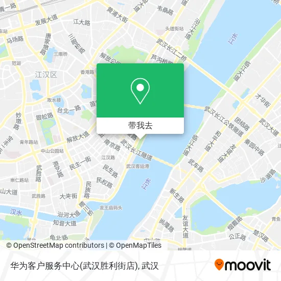华为客户服务中心(武汉胜利街店)地图