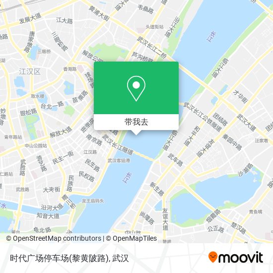时代广场停车场(黎黄陂路)地图