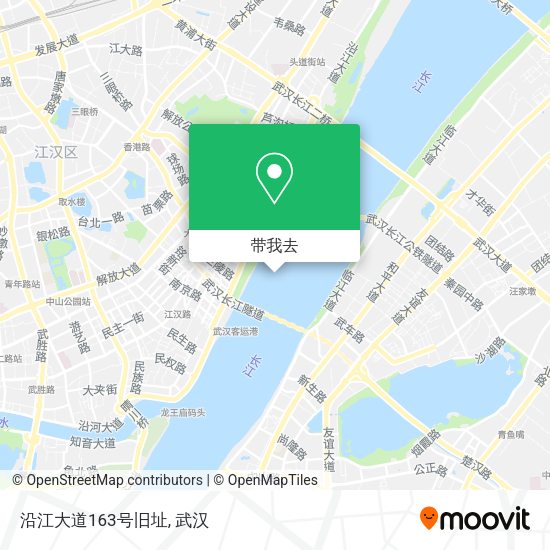 沿江大道163号旧址地图