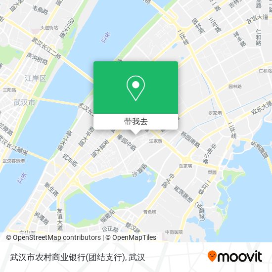 武汉市农村商业银行(团结支行)地图