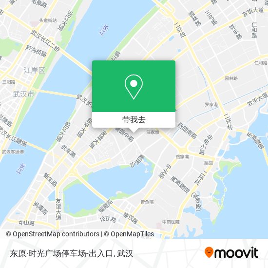 东原·时光广场停车场-出入口地图