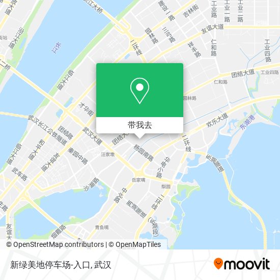 新绿美地停车场-入口地图