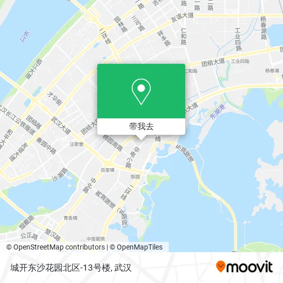 城开东沙花园北区-13号楼地图