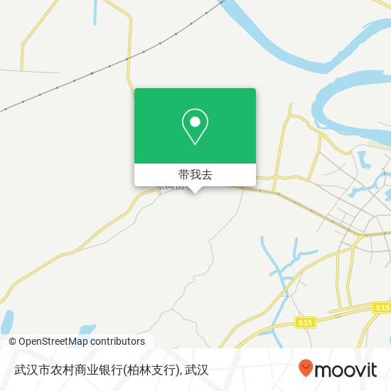 武汉市农村商业银行(柏林支行)地图