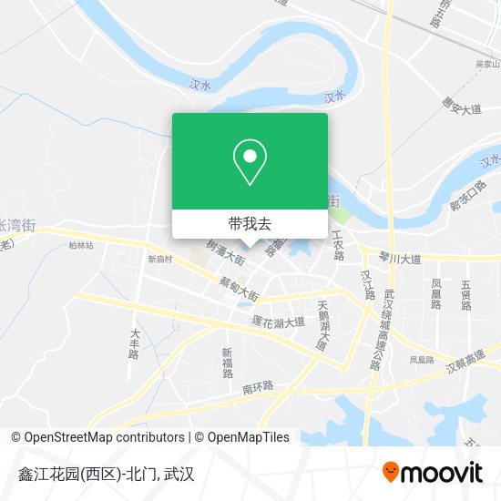 鑫江花园(西区)-北门地图