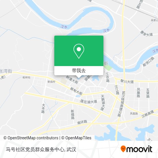 马号社区党员群众服务中心地图
