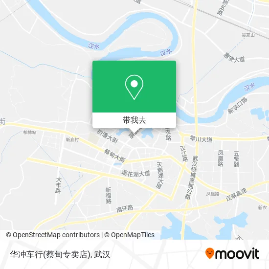 华冲车行(蔡甸专卖店)地图