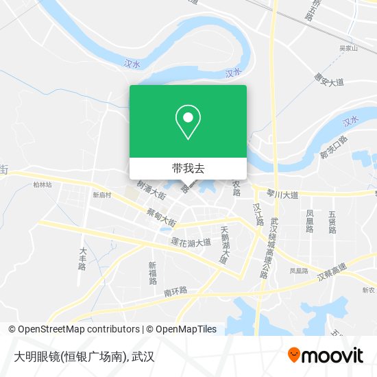 大明眼镜(恒银广场南)地图
