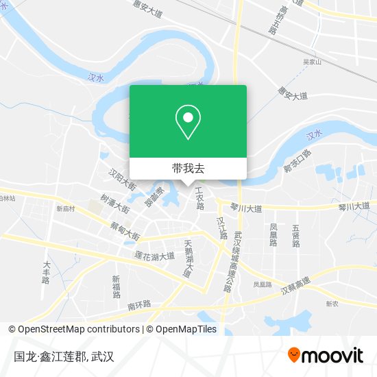 国龙·鑫江莲郡地图