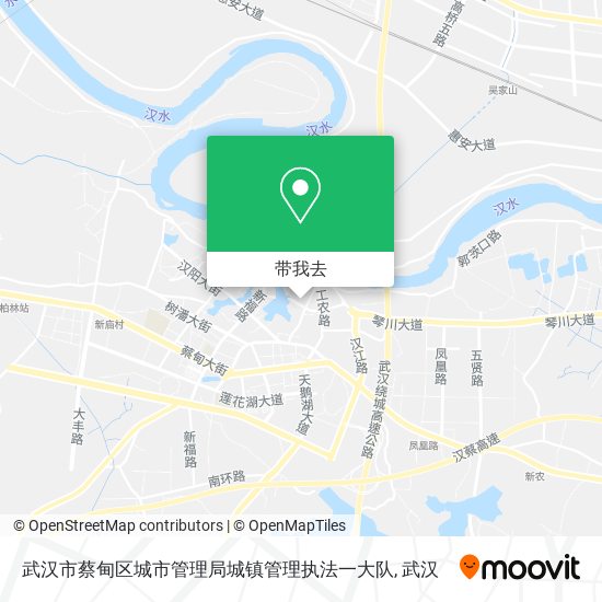 武汉市蔡甸区城市管理局城镇管理执法一大队地图