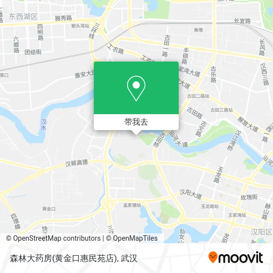 森林大药房(黄金口惠民苑店)地图
