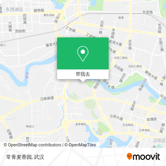 常青麦香园地图