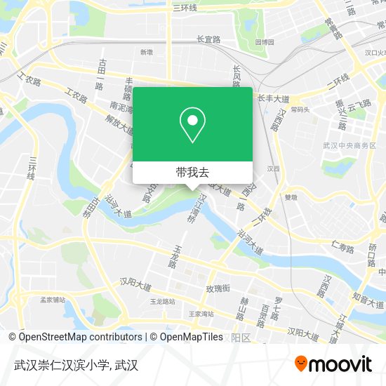 武汉崇仁汉滨小学地图