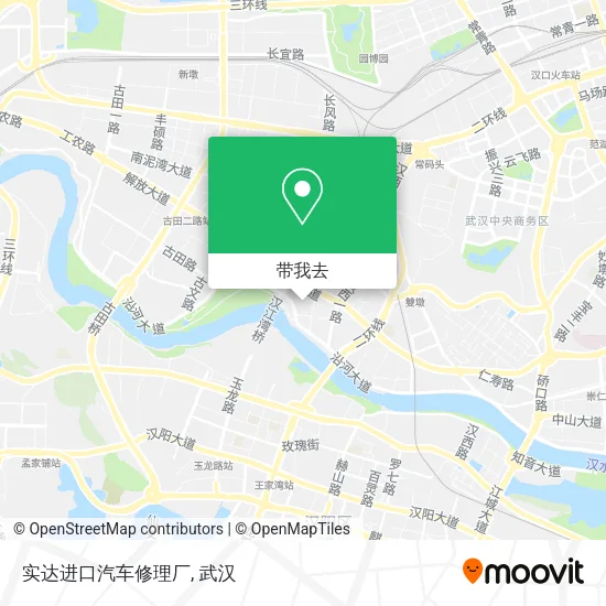 实达进口汽车修理厂地图
