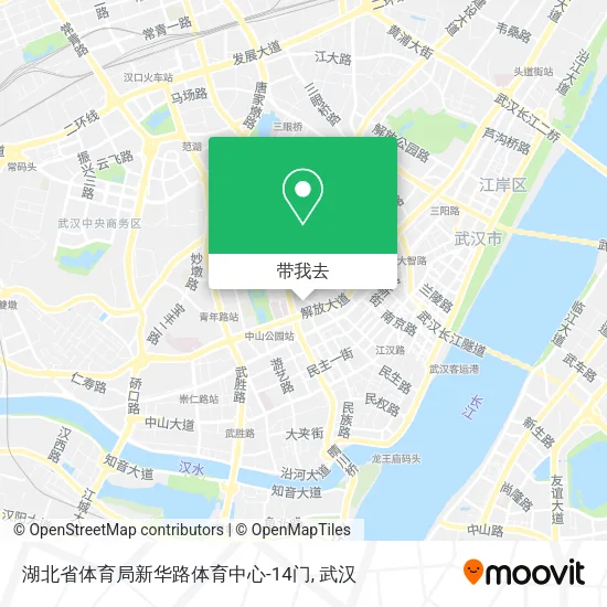 湖北省体育局新华路体育中心-14门地图