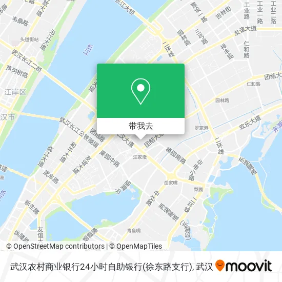 武汉农村商业银行24小时自助银行(徐东路支行)地图