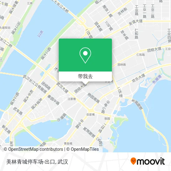美林青城停车场-出口地图