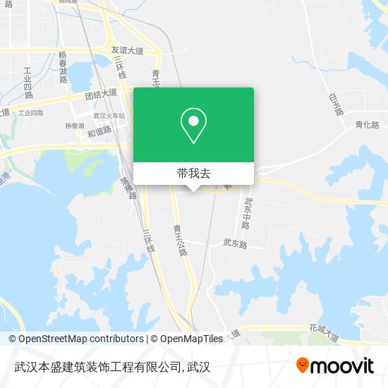 武汉本盛建筑装饰工程有限公司地图