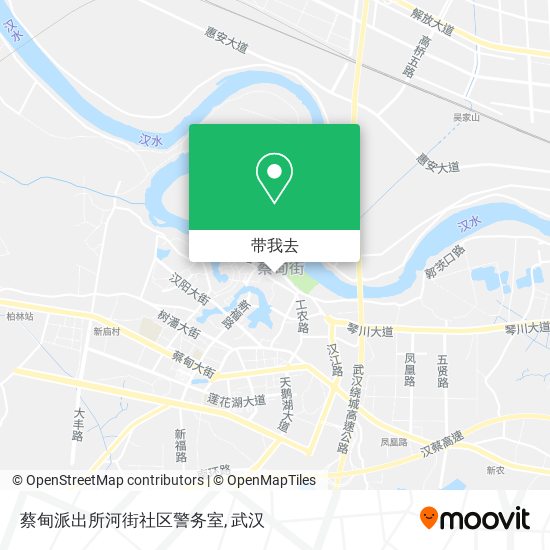 蔡甸派出所河街社区警务室地图