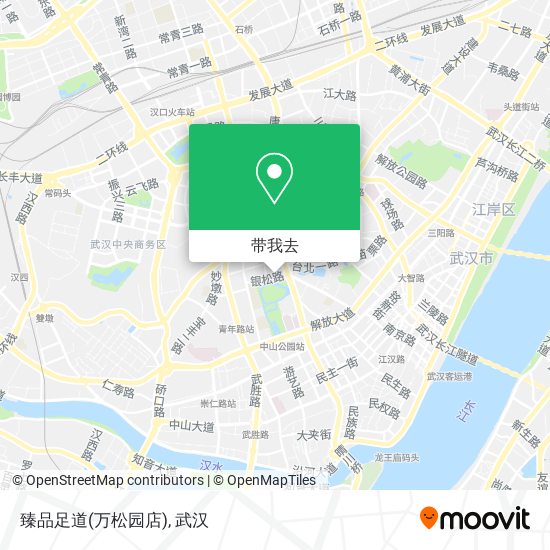 臻品足道(万松园店)地图