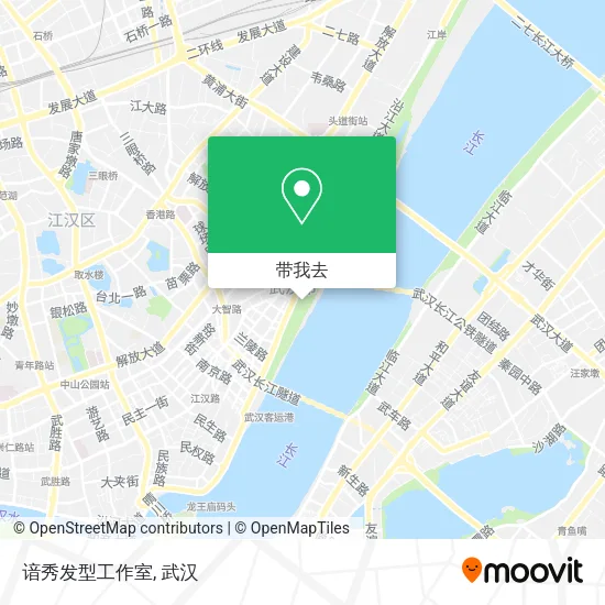 谙秀发型工作室地图