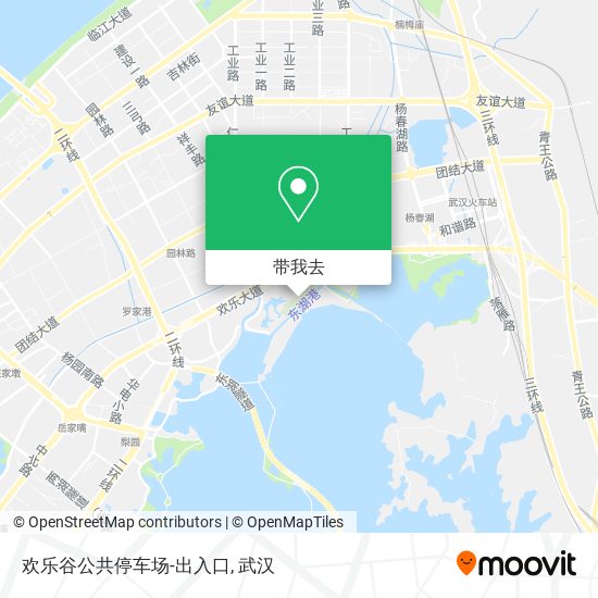 欢乐谷公共停车场-出入口地图