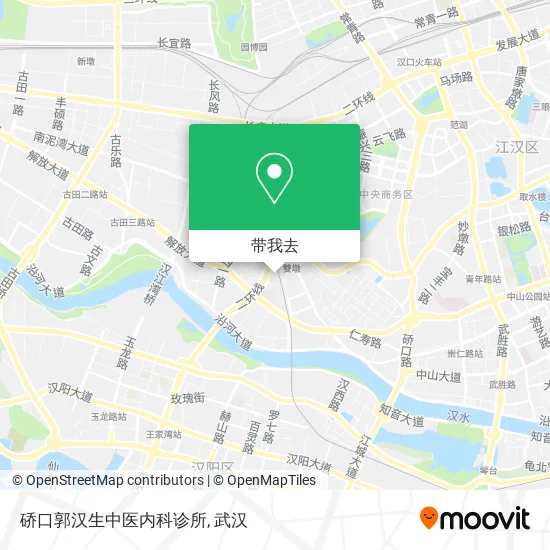 硚口郭汉生中医内科诊所地图