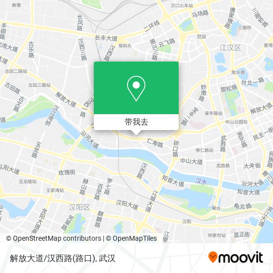 解放大道/汉西路(路口)地图