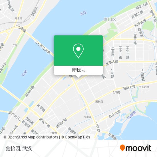鑫怡园地图