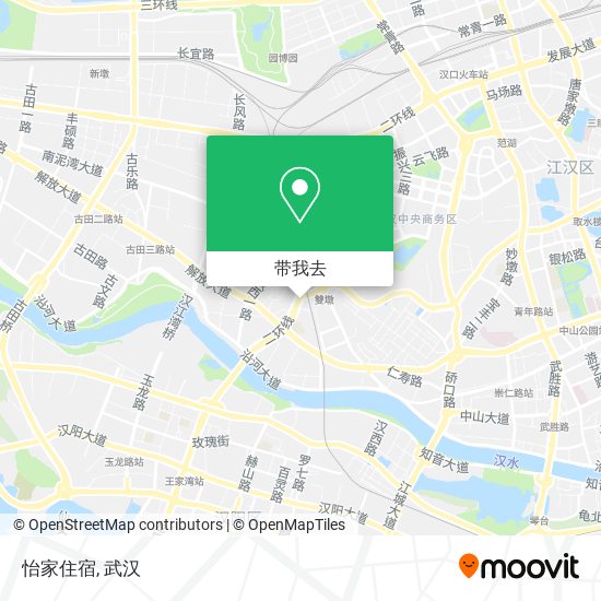 怡家住宿地图