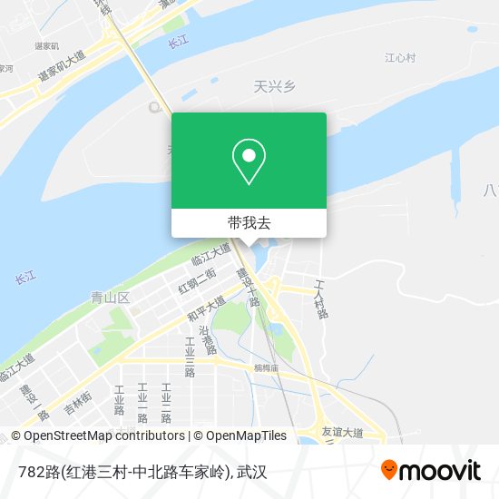 782路(红港三村-中北路车家岭)地图