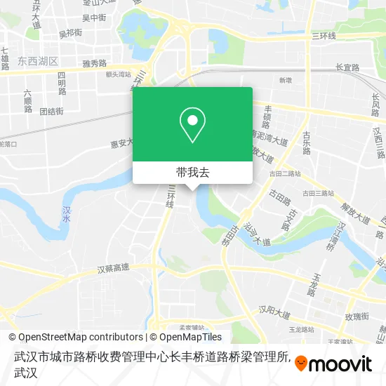 武汉市城市路桥收费管理中心长丰桥道路桥梁管理所地图