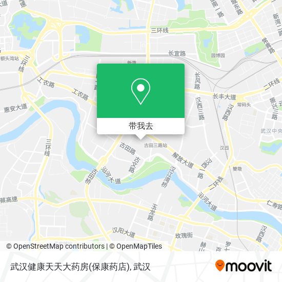 武汉健康天天大药房(保康药店)地图