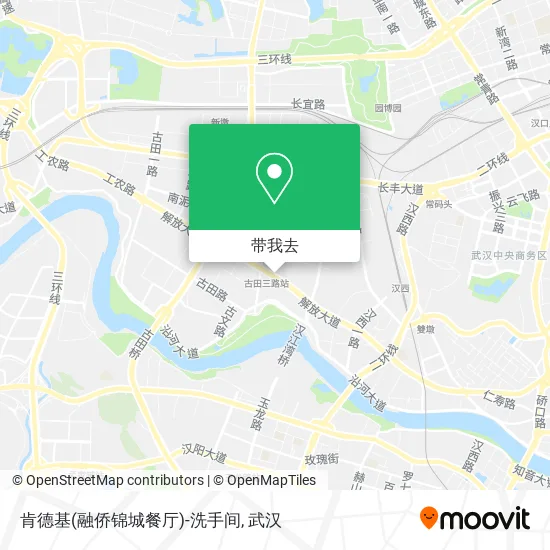 肯德基(融侨锦城餐厅)-洗手间地图