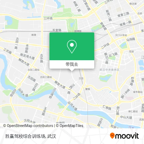 胜赢驾校综合训练场地图