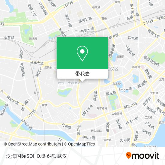 泛海国际SOHO城-6栋地图