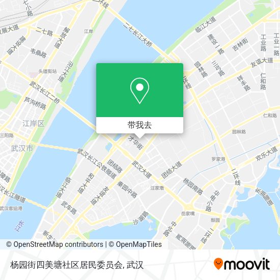 杨园街四美塘社区居民委员会地图