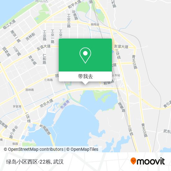 绿岛小区西区-22栋地图