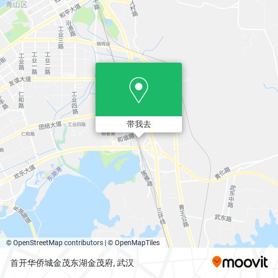 首开华侨城金茂东湖金茂府地图
