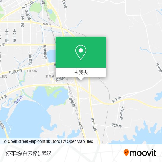 停车场(白云路)地图